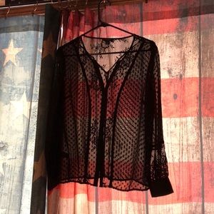 Ann Taylor Sheer Top